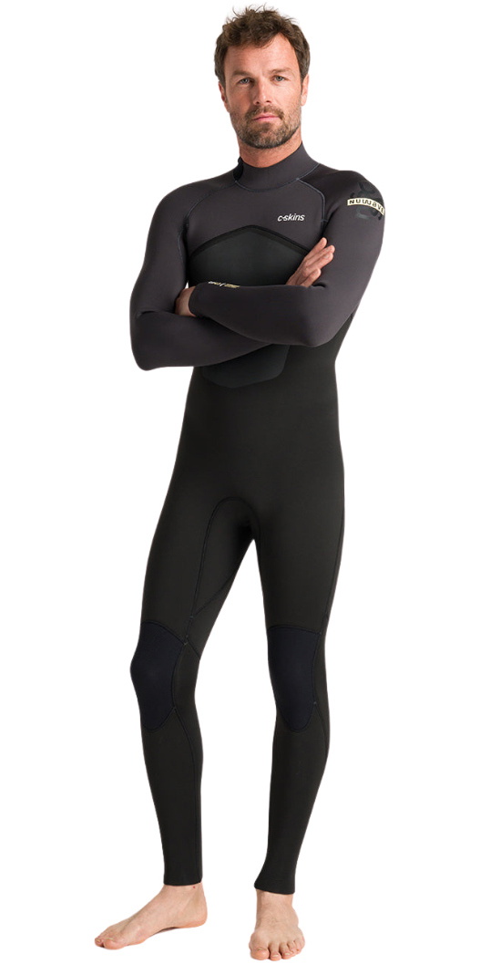 2026 C-Skins Mens Nuwave Legend 4/3mm Back Zip Wetsuit C-NLE43MBZ